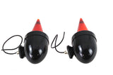 Torpedo Bullet Lamp Set Black