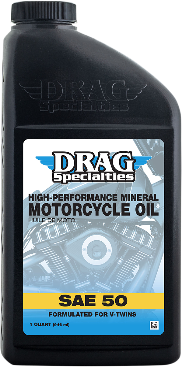 High-Performance Mineral 50 Motorcycle Oil