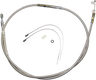 High-Efficiency Polished Stainless Clutch Cable - 76-11/16"
