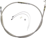 High-Efficiency Polished Stainless Clutch Cable - 64-7/16"