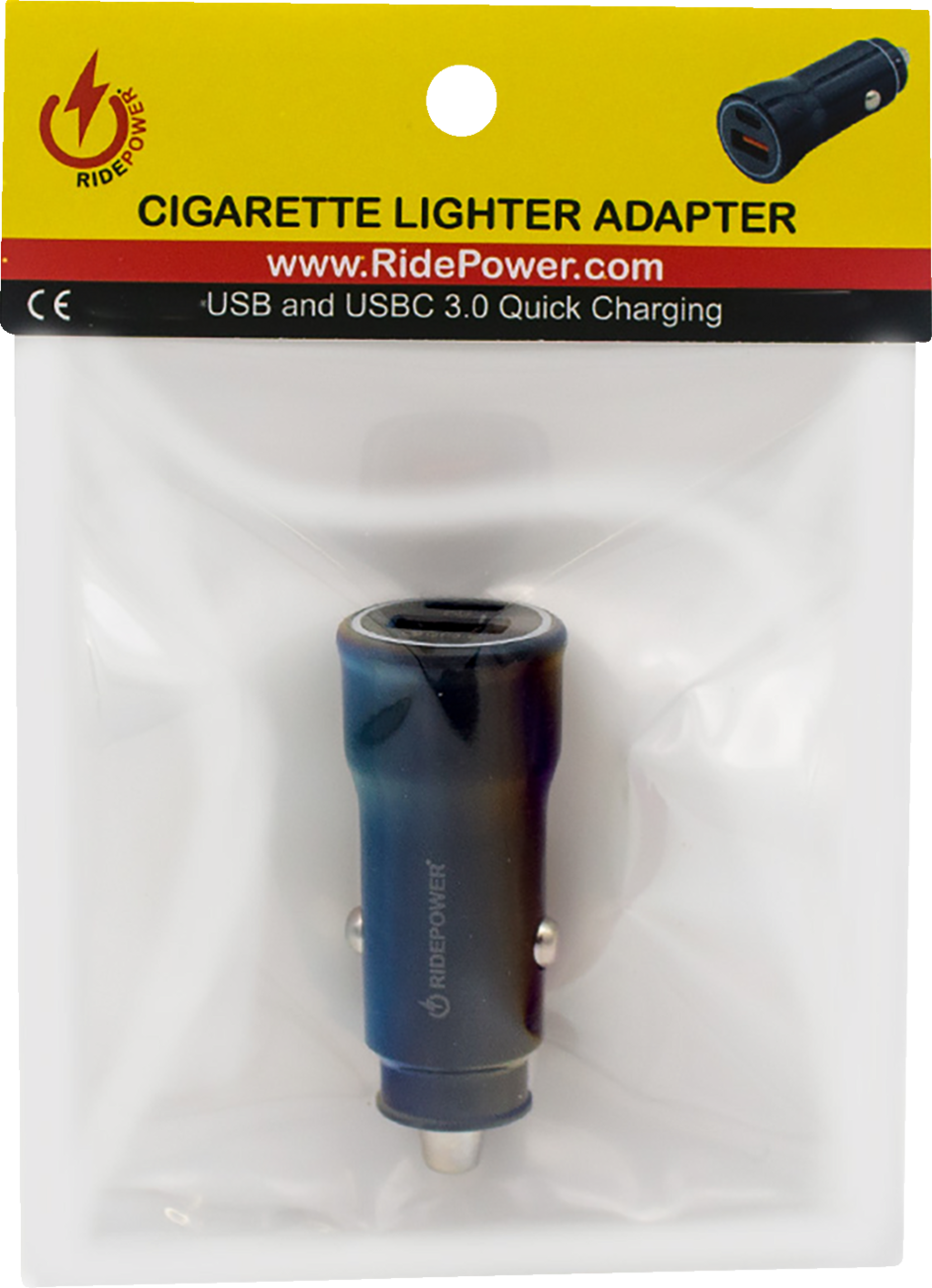 Lighter Power Adapter with USB & USB-C Ports