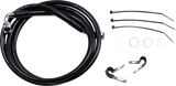 Extended Length Black Vinyl Brake Line Kit [2/2]