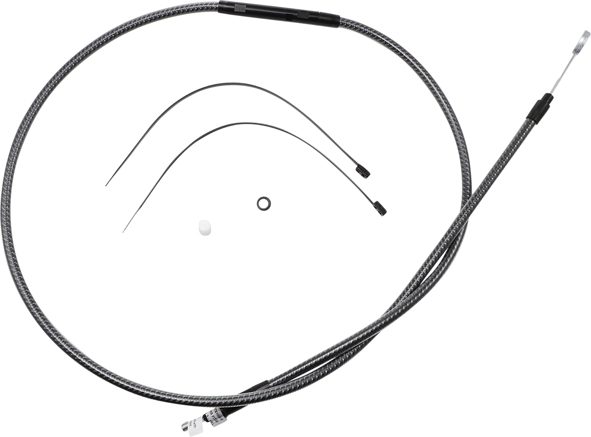 High-Efficiency Polished KARBONFIBR Clutch Cable - 61"