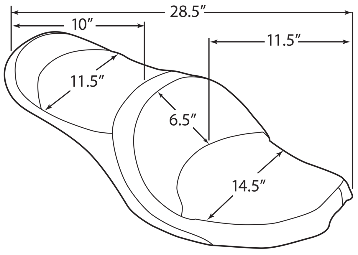 2-Up Double Bucket Vinyl Seat