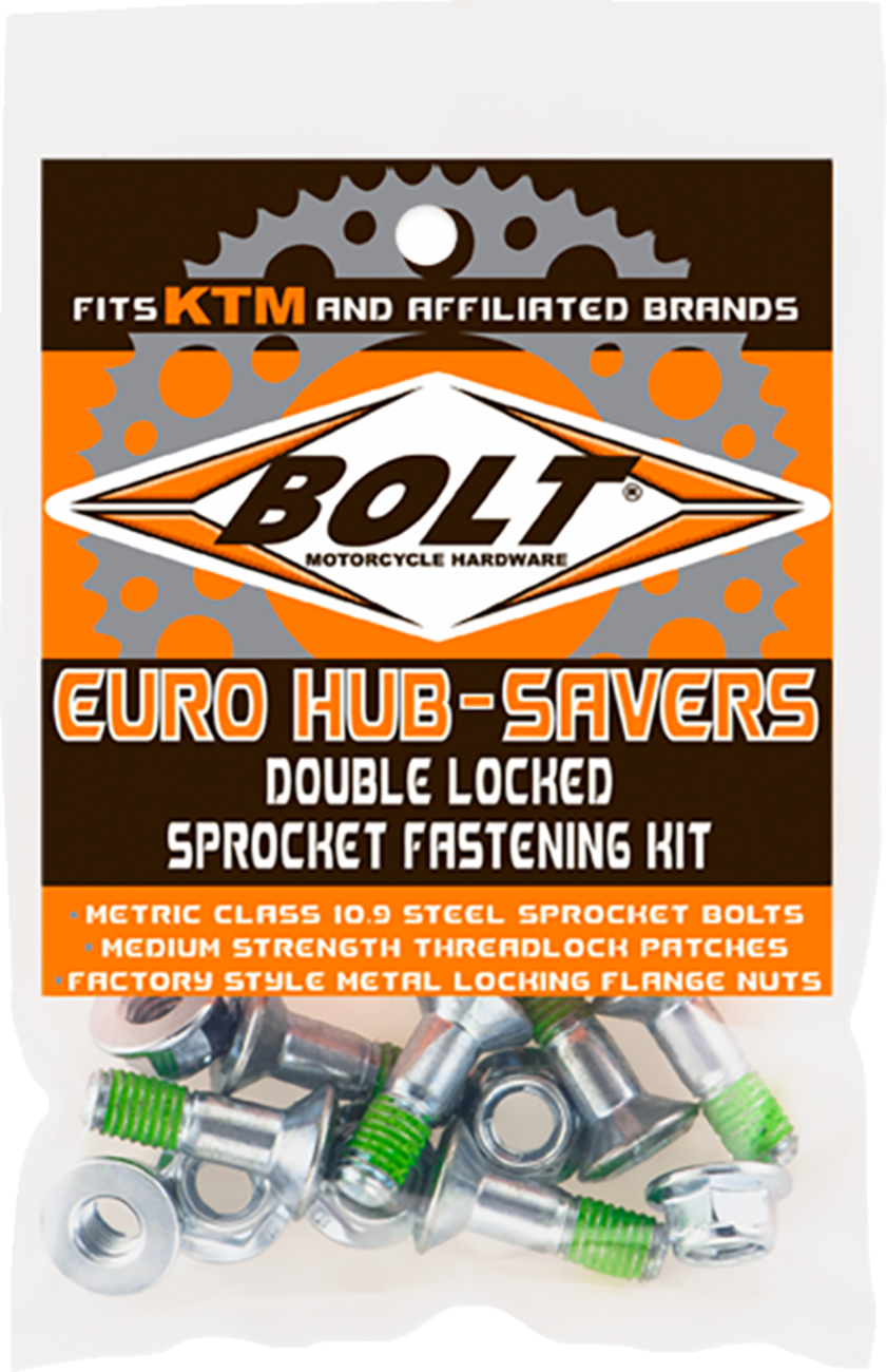Euro Hub-Savers Double Locked Sprocket Fastening Kit