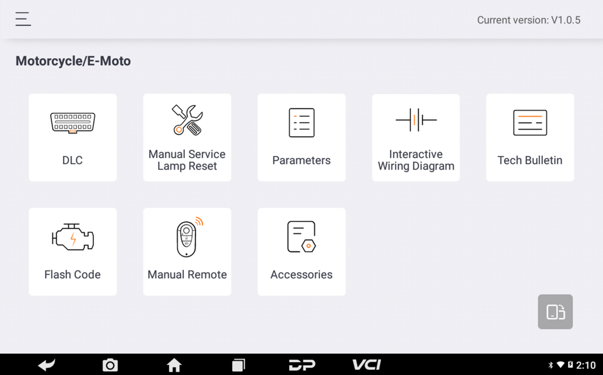 Moto Mini Pro Diagnostic Tool
