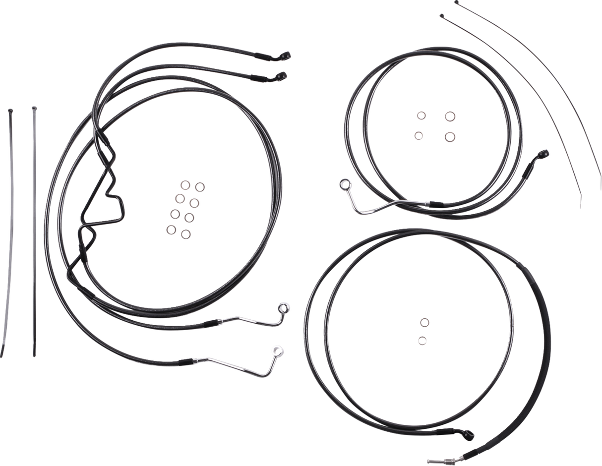 Black Pearl™ Designer Handlebar Installation Kit - 10" - '17-'20 FLHR