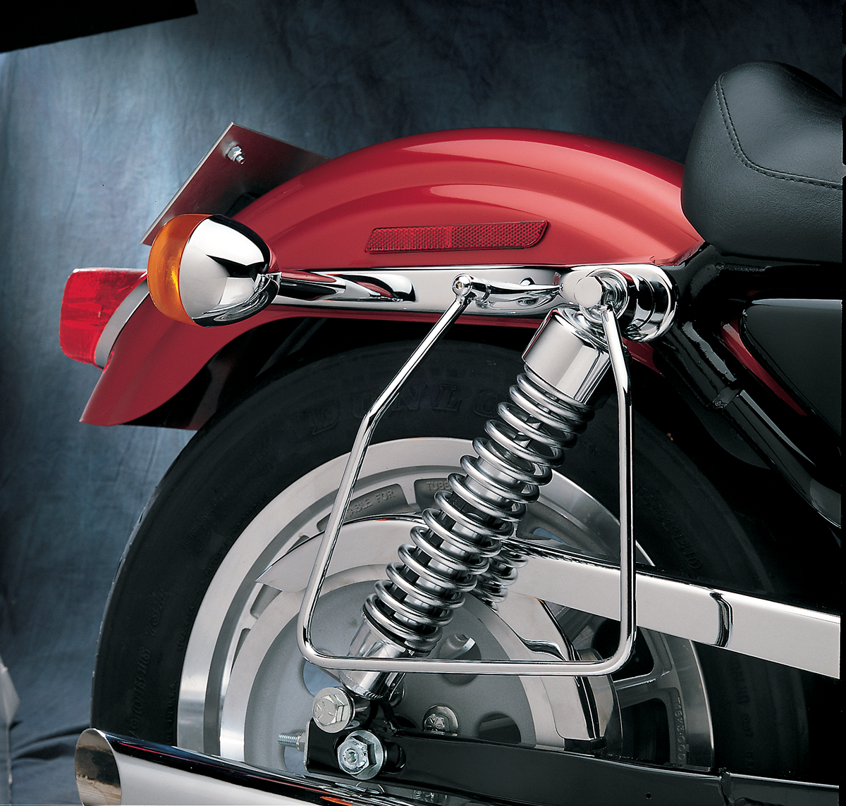 Chrome Saddlebag Support Brackets