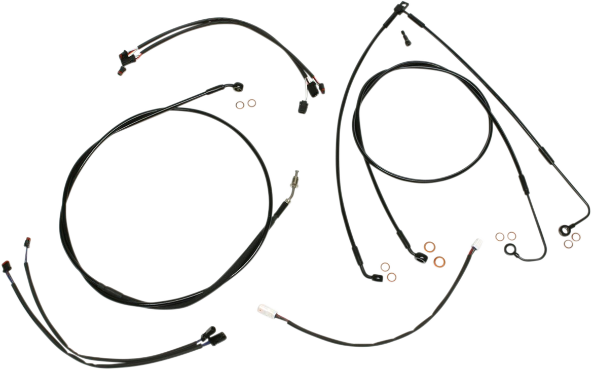 XR Handlebar Installation Kit - 12"-14" Ape Hangers - '17 FLSS - Black