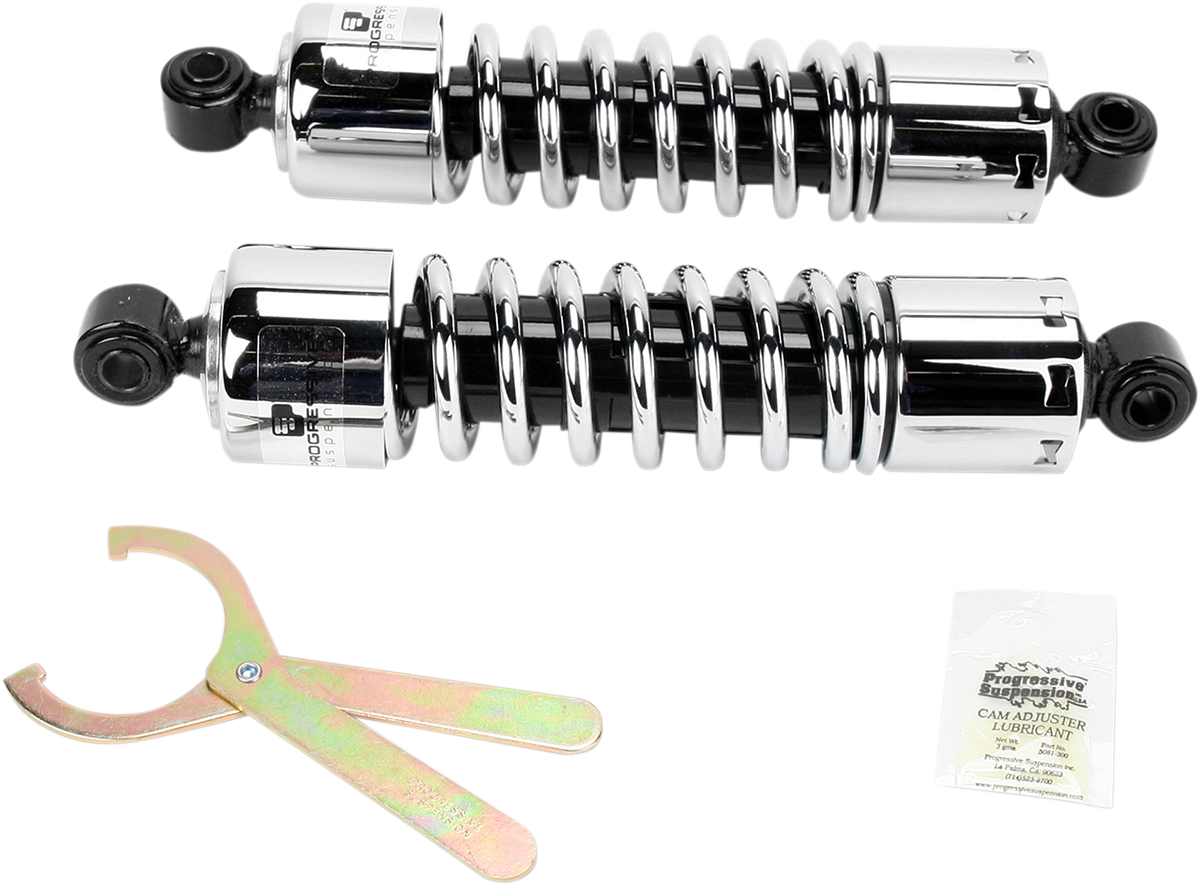 412 Series Shocks — Chrome