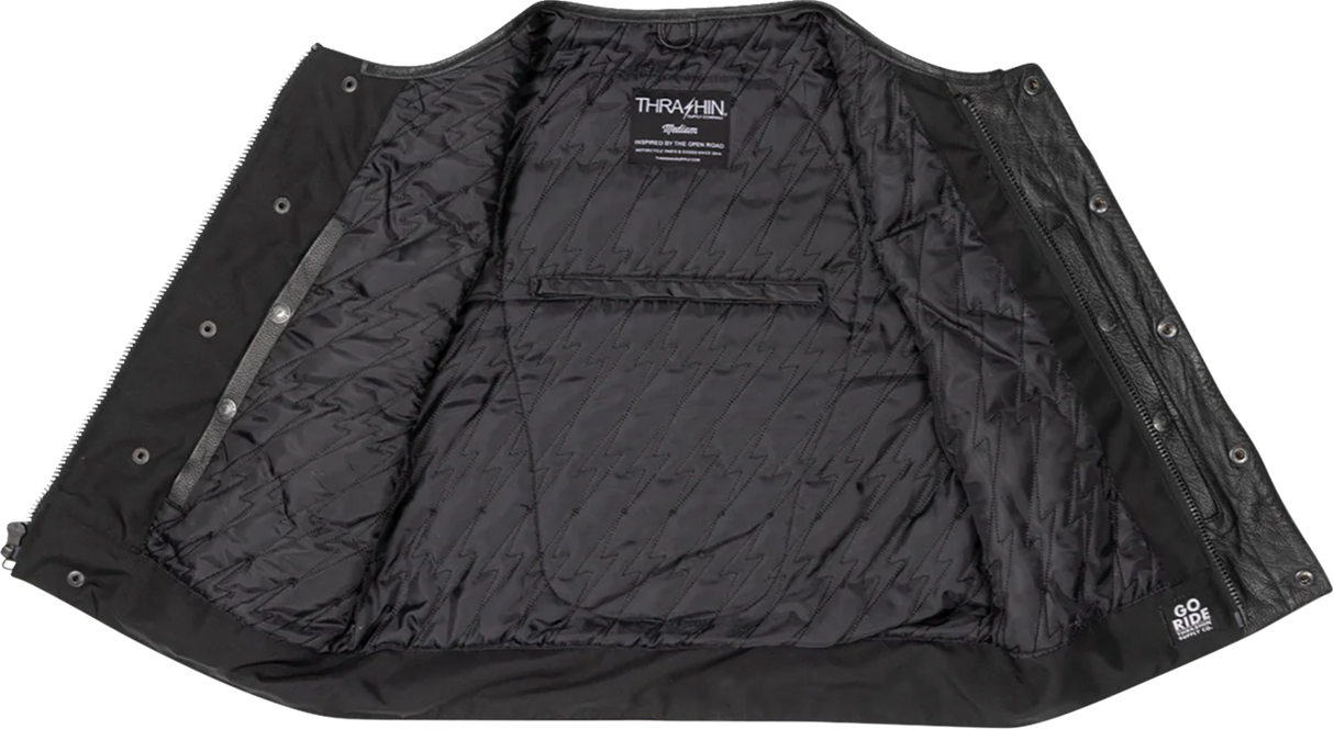 Encinal Leather Shorty Riding Vest