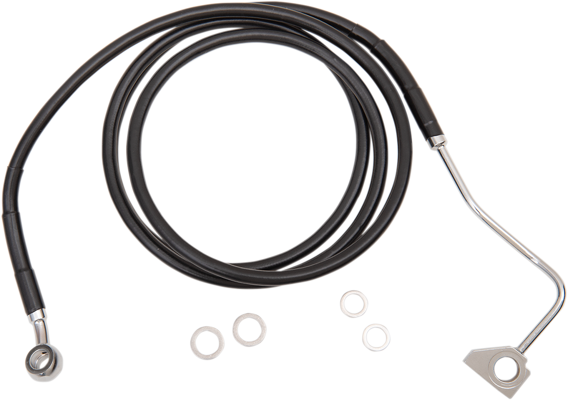 Extended Length Black Vinyl Brake Line Kit [2/2]