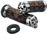 Skull Grips - Red Eyes - Cable- Chrome