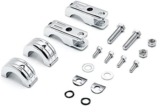 Highway Peg Clamp 1-1/2" Chrome Set  820-1963