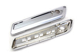 Smooth Wyatt Chrome Gatling Saddlebag Face Plate Set