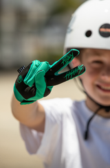Youth Strapped Stocker Jade Gloves (Ages 8-14)