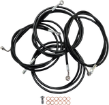Standard Black Vinyl Handlebar Cable/Brake Line Kit — Ape Hanger