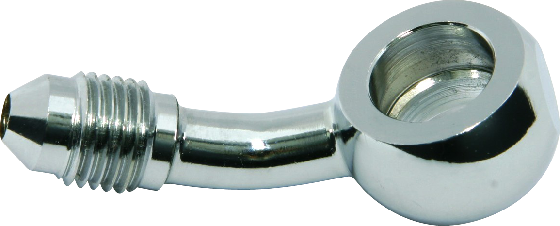 Banjo Fitting - 12 mm - AN3 35° - Chrome