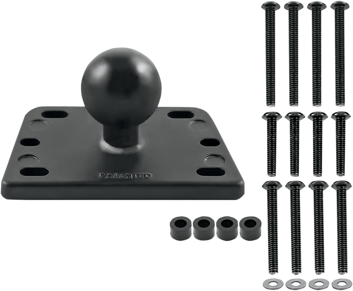 Brake/Clutch Reservoir Cover Mount Base with 1" Ball
