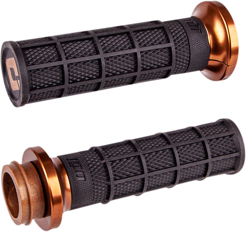Hart-Luck Signature V-Twin Lock-On™ Grips - Cable - Black/Bronze