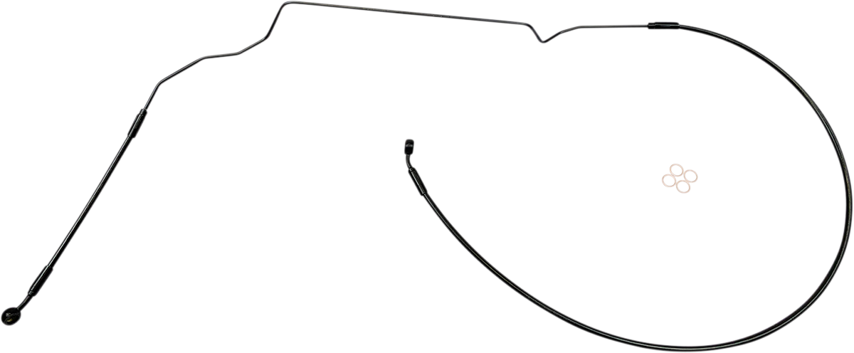Brake Line - Upper - Black - Indian