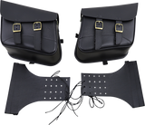 Brass Monkey Slant Saddlebags