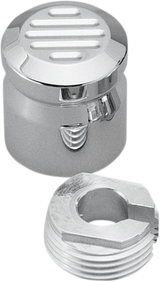 Chrome Billet Choke Cable Knob Cover