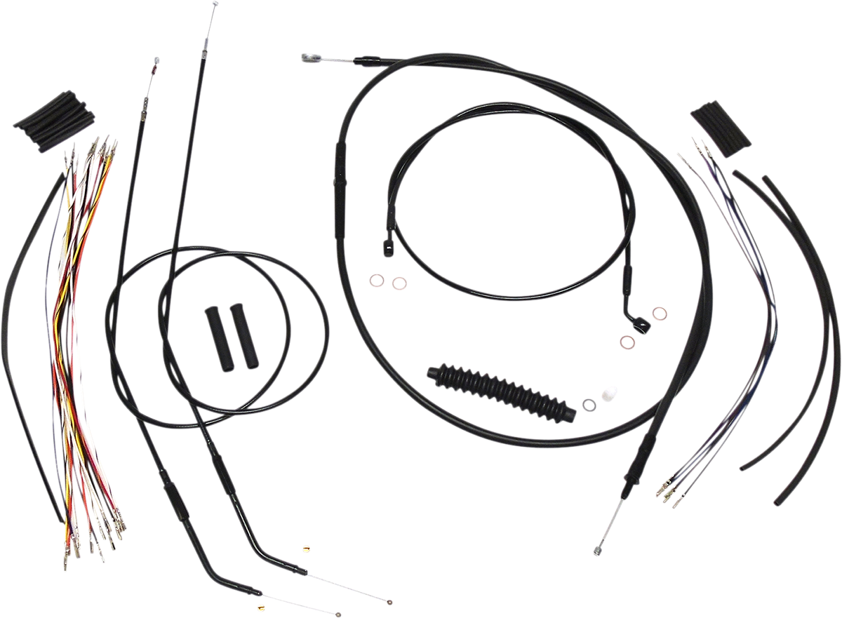 XR Handlebar Installation Kit - 10"-12" Ape Hangers - '07-'13 Sportster - Black