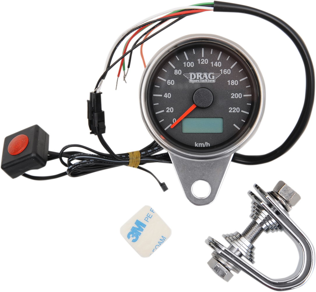 Programmable Mini Electronic Speedometer with Odometer/Tripmeter