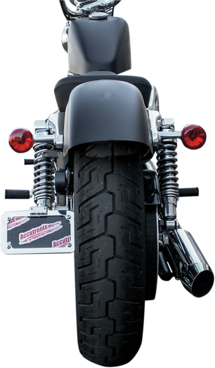 Side Mount License Plate with LED Tag Light
