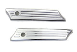 Saddlebag Chrome Face Plate Set Free Shipping