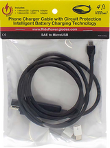 SAE to Micro USB Phone Charger Cable