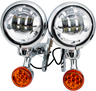 Light Brackets with LED Auxiliary Lights and Turn Signals