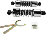 412 Series Shocks — Black/Chrome
