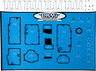 Gasket/Seal and O-Ring Display Board for 6-Speed Big Twin Transmissions
