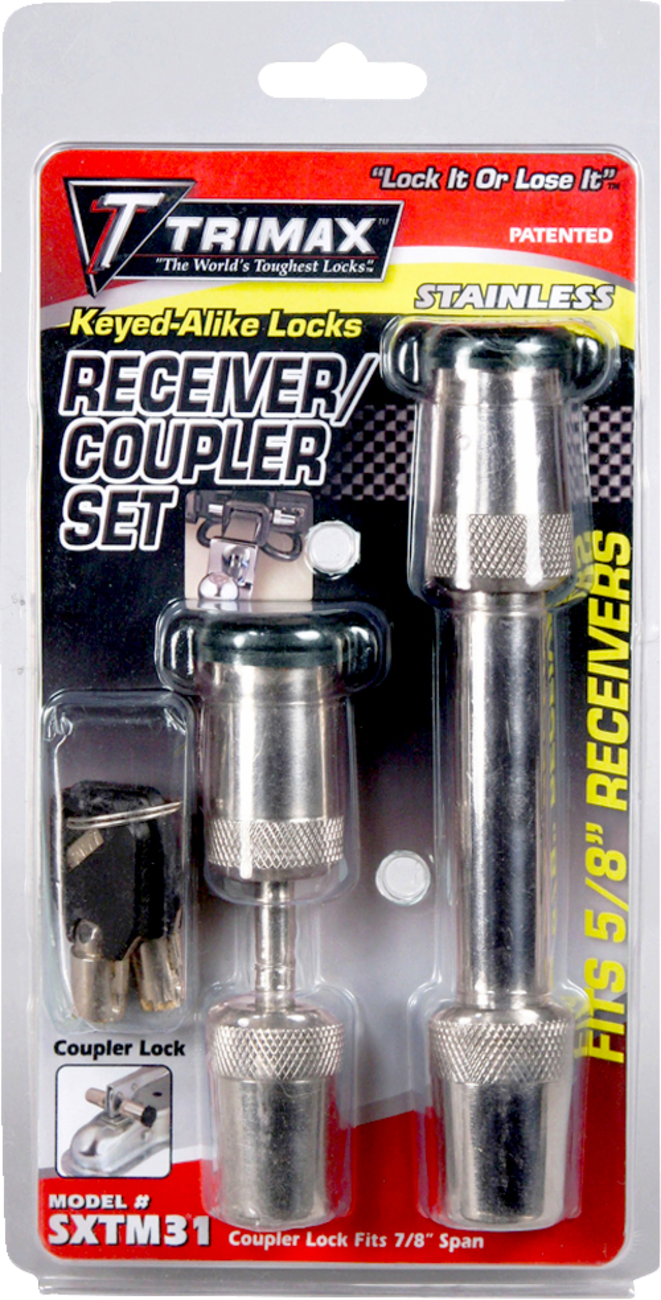 Premium Coupler and Receiver Lock Set