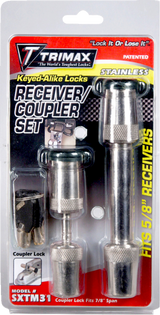Premium Coupler and Receiver Lock Set