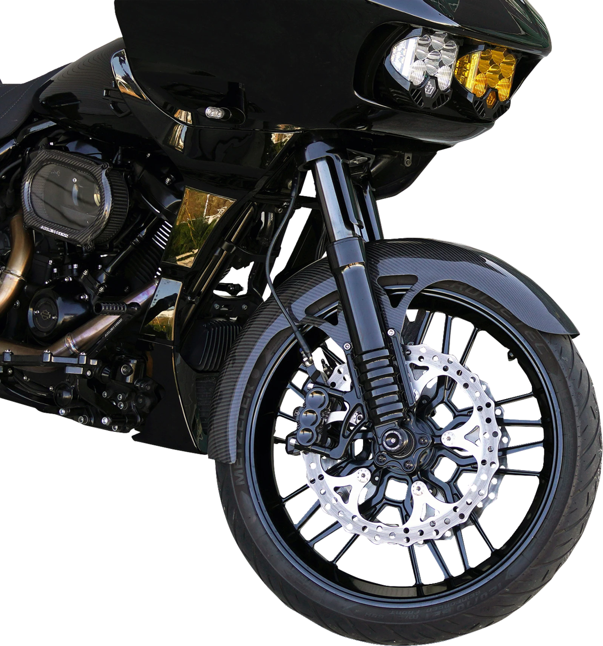 Carbon Fiber 21" Wrapper Front Fender