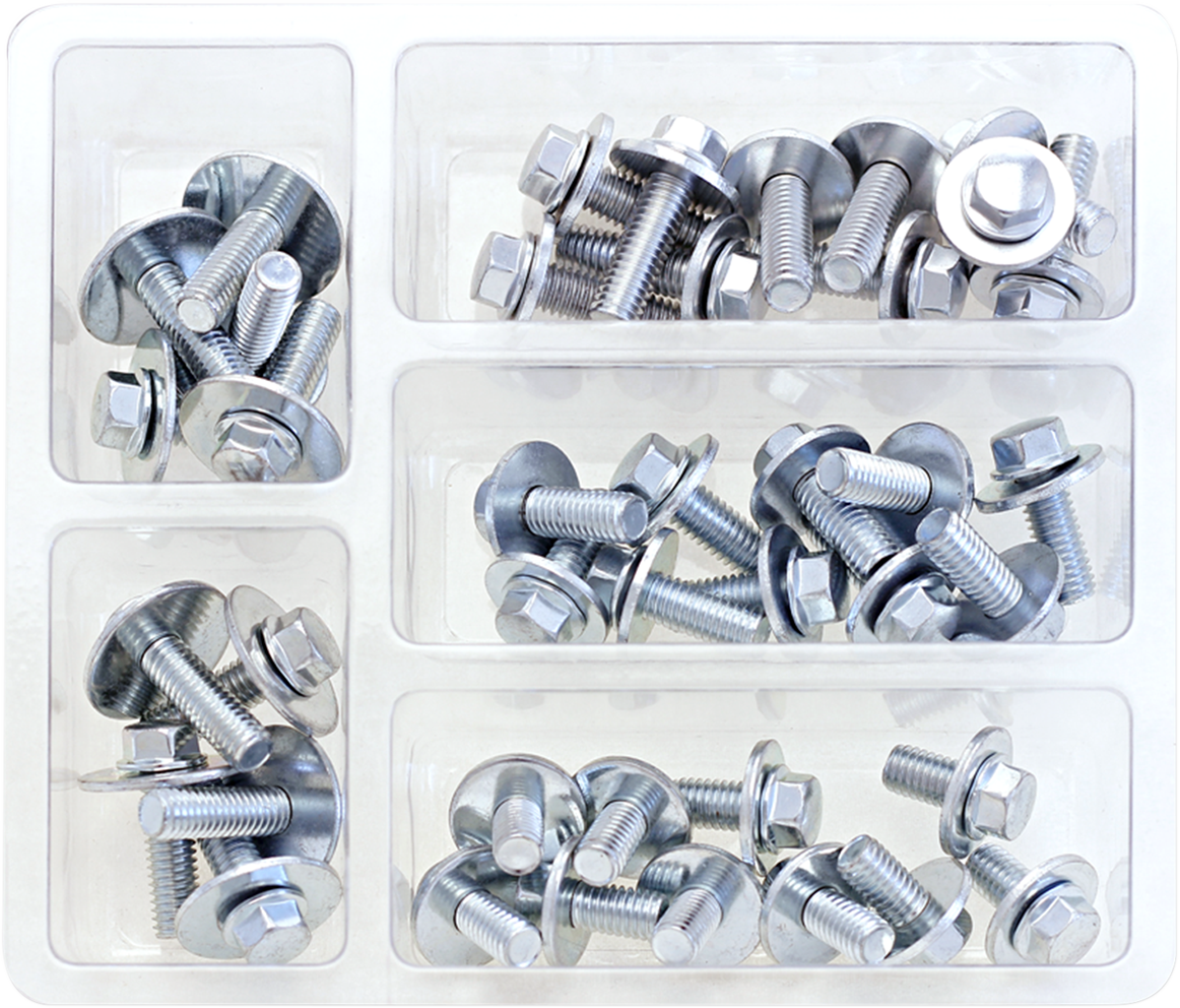 Assembled Hex-Head Flange Nut Assortment