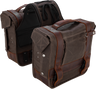 Throw-over Saddlebag — Wet-Waxed Cotton/Leather