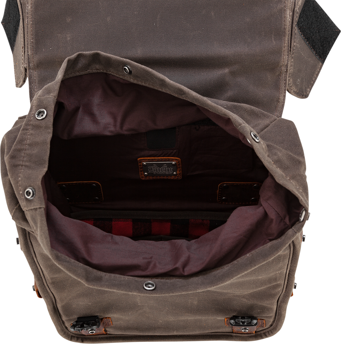 Throw-over Saddlebag — Wet-Waxed Cotton/Leather