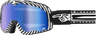 Barstow Goggle - Death Spray - Blue Mirror Lens