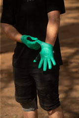 Strapped Stocker Jade Gloves