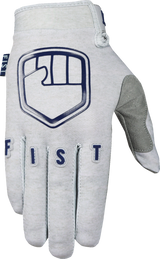 Strapped Grey Trackie Gloves