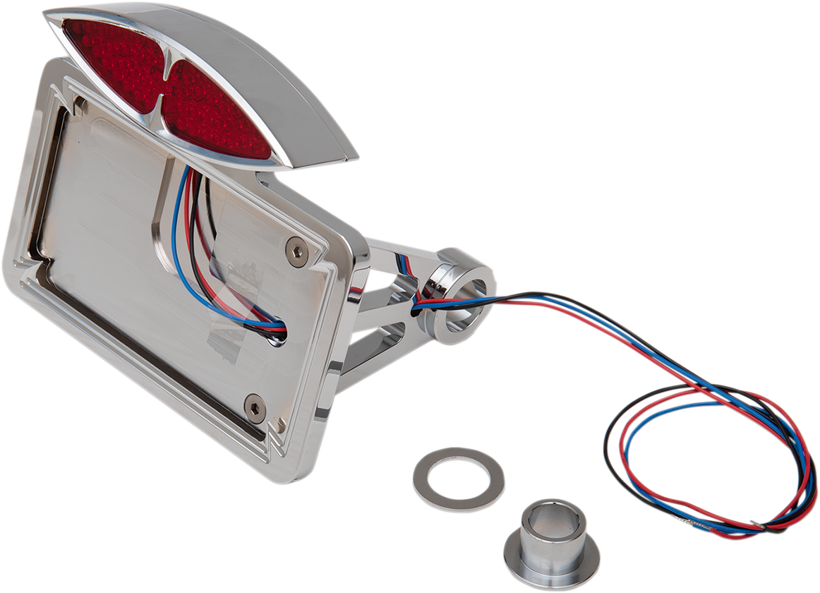 Side-Mount Deco Taillight with License Plate Mount