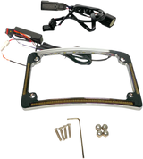 LED Radius License Plate Frame