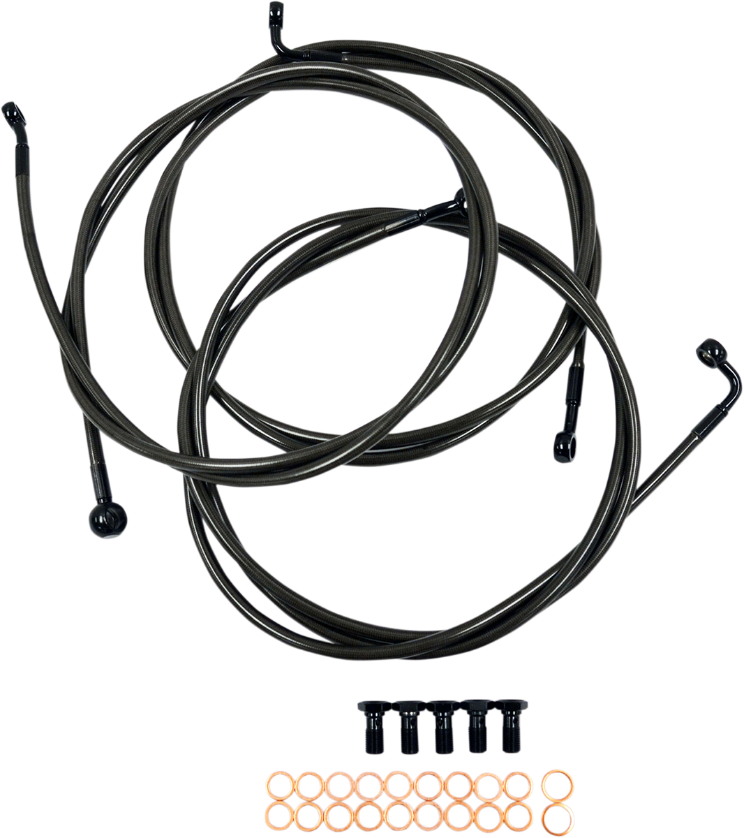 Midnight Braided Brake Line Kit