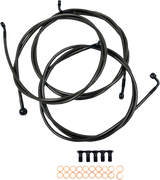 Midnight Braided Brake Line Kit