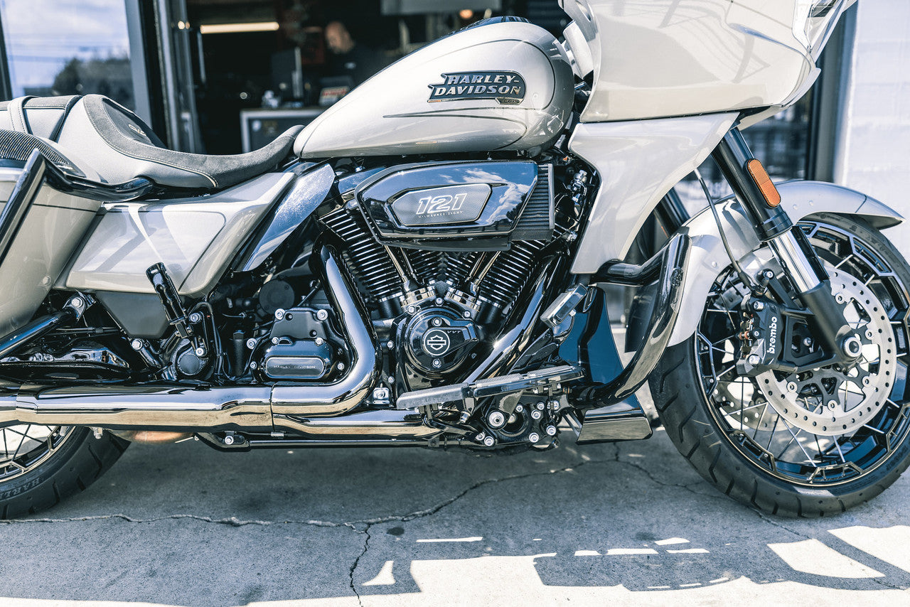 Guardian Gloss Black Front Highway Crash Bar for Harley