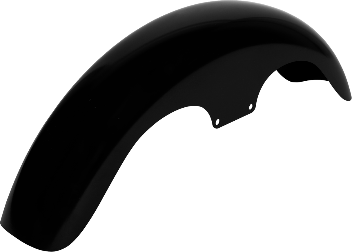 Hugger Series Front Fender with Mounting Blocks for Softail/Dyna